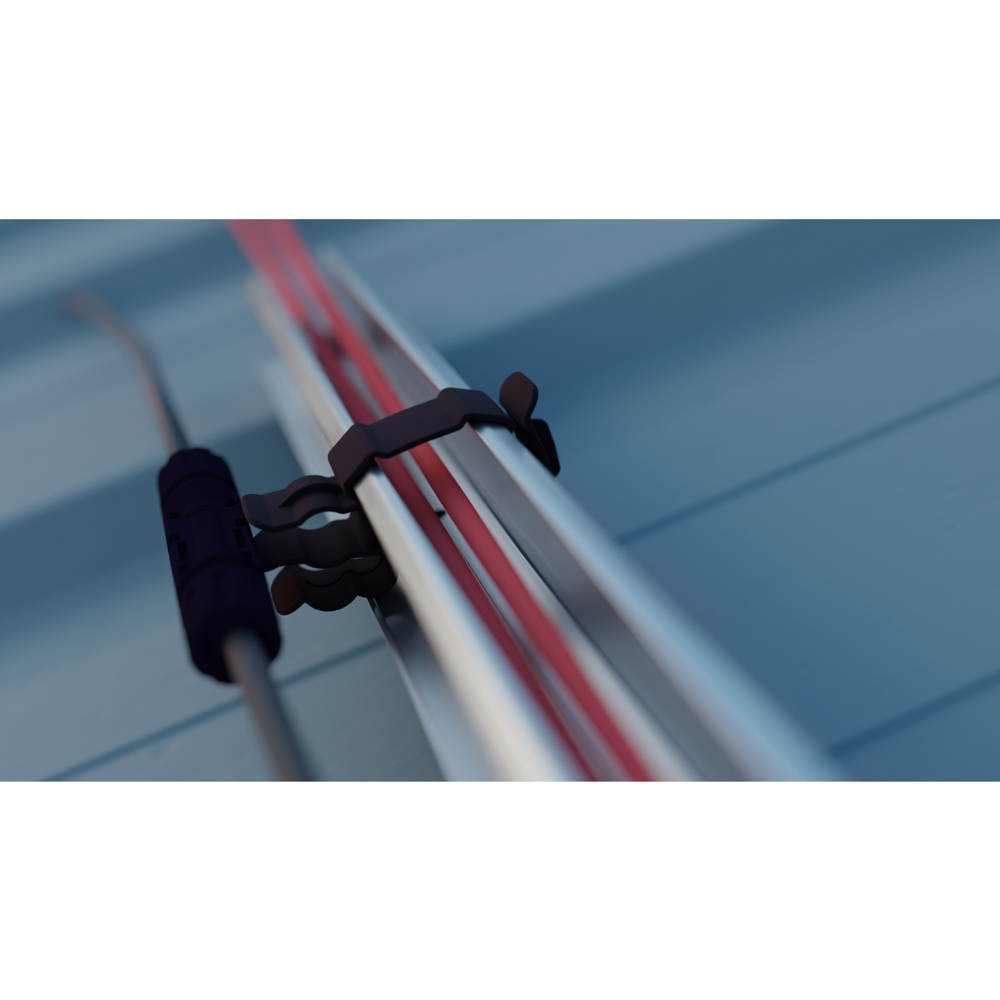 Cobalt Kabelclip voor montagerails